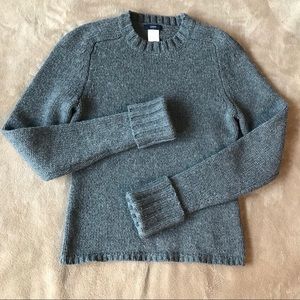 J.Crew Cropped Crew Neck Chunky Knit Sweater